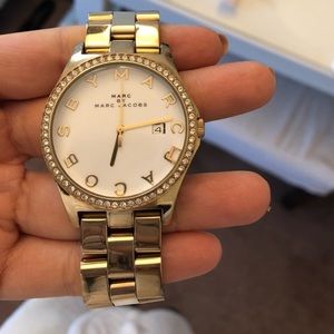 Marc Jacobs gold watch WITH BOX